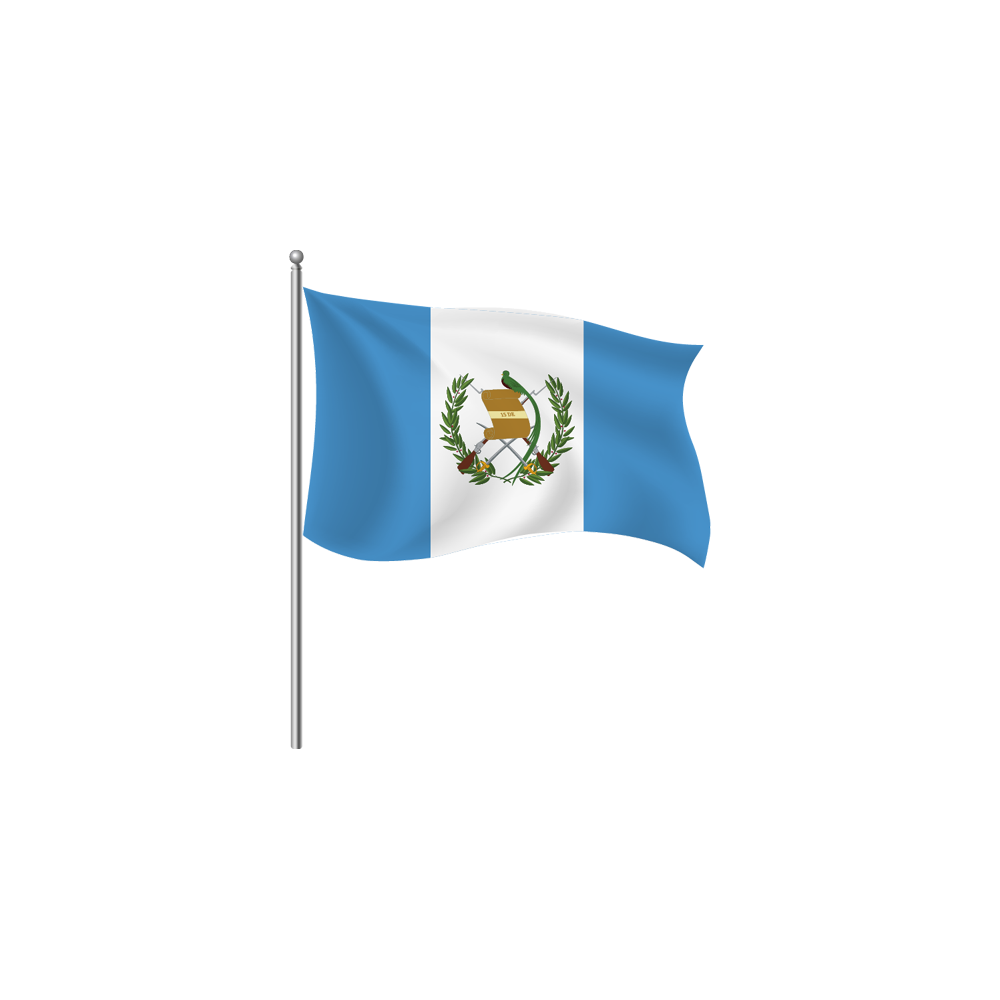 Guatemala Flag Transparent Clipart