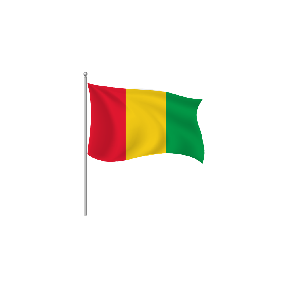 Guinea Flag Transparent Photo