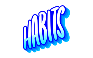 Habits Free Sticker PNG