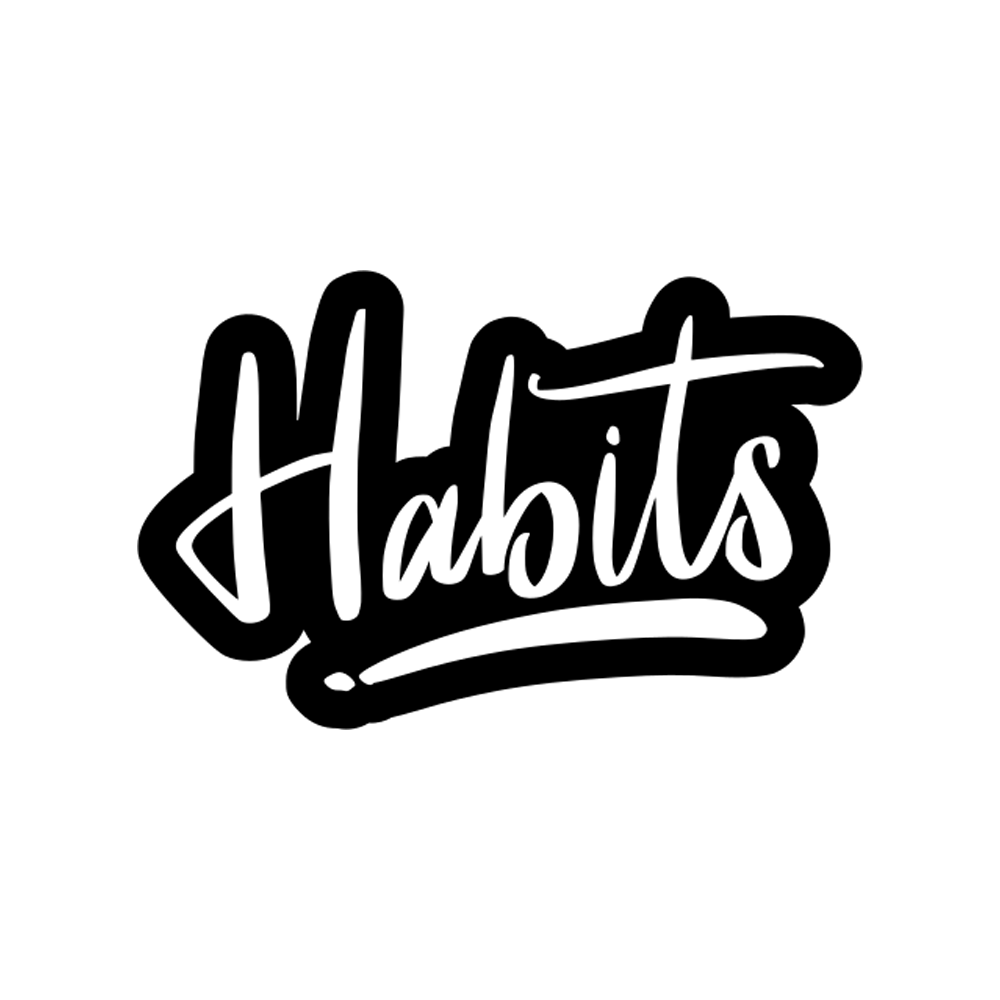 Habits Sticker Transparent Photo