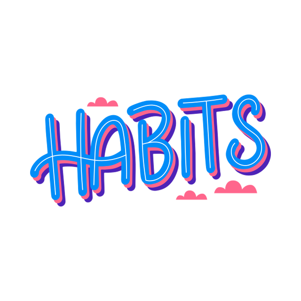 Habits Sticker Transparent Picture