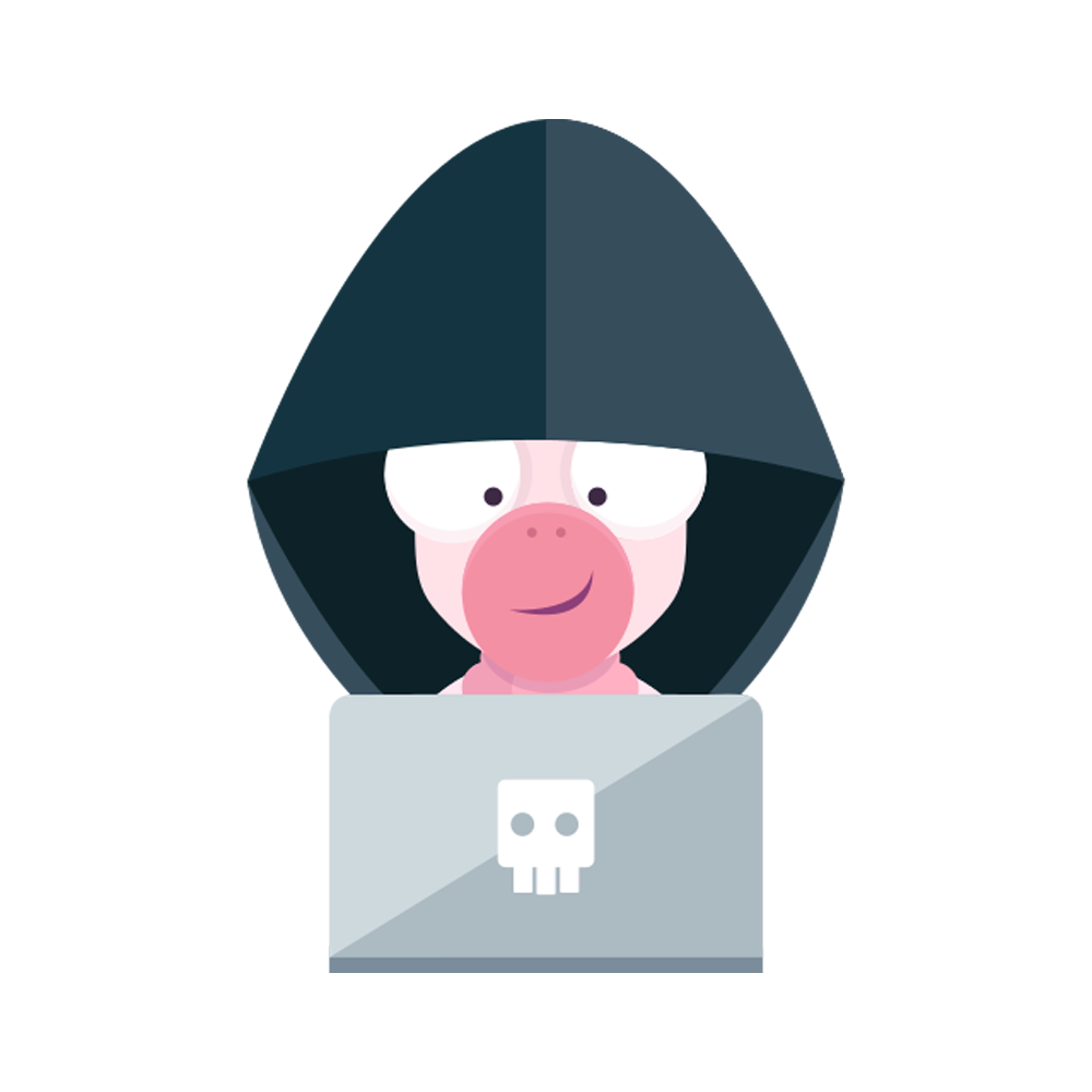 Hacker Free Sticker Transparent Image