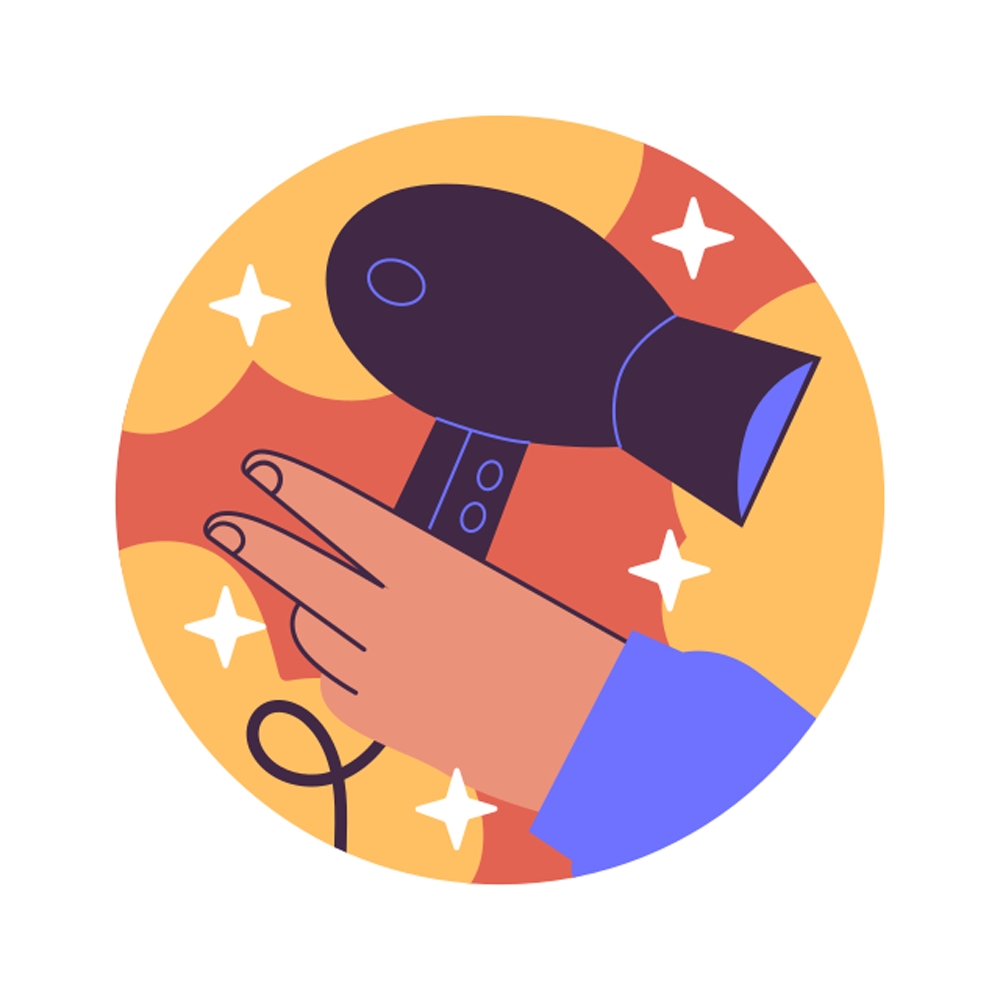 Hairdryer Free Sticker Transparent Photo