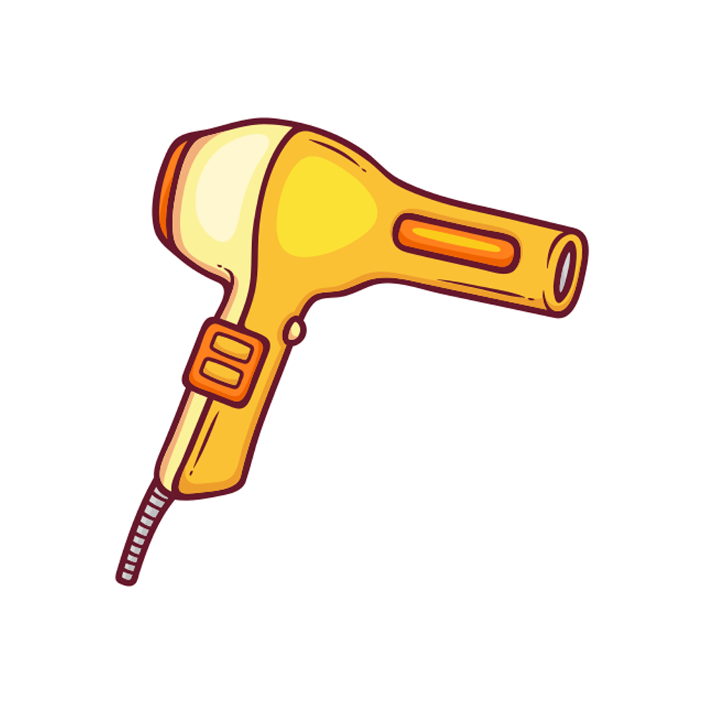 Hairdryer Free Sticker Transparent Picture