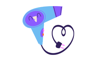 Hairdryer Free Sticker PNG