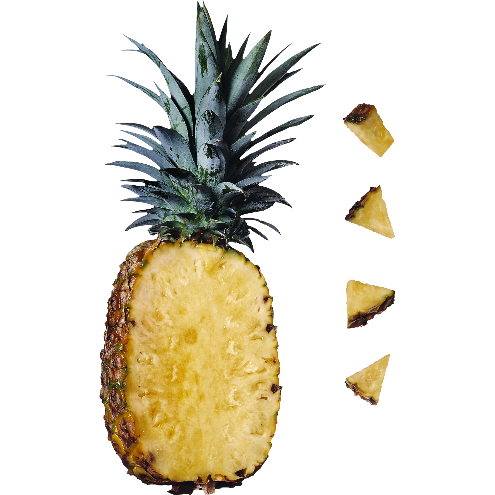 Half Pineapple  Transparent Photo