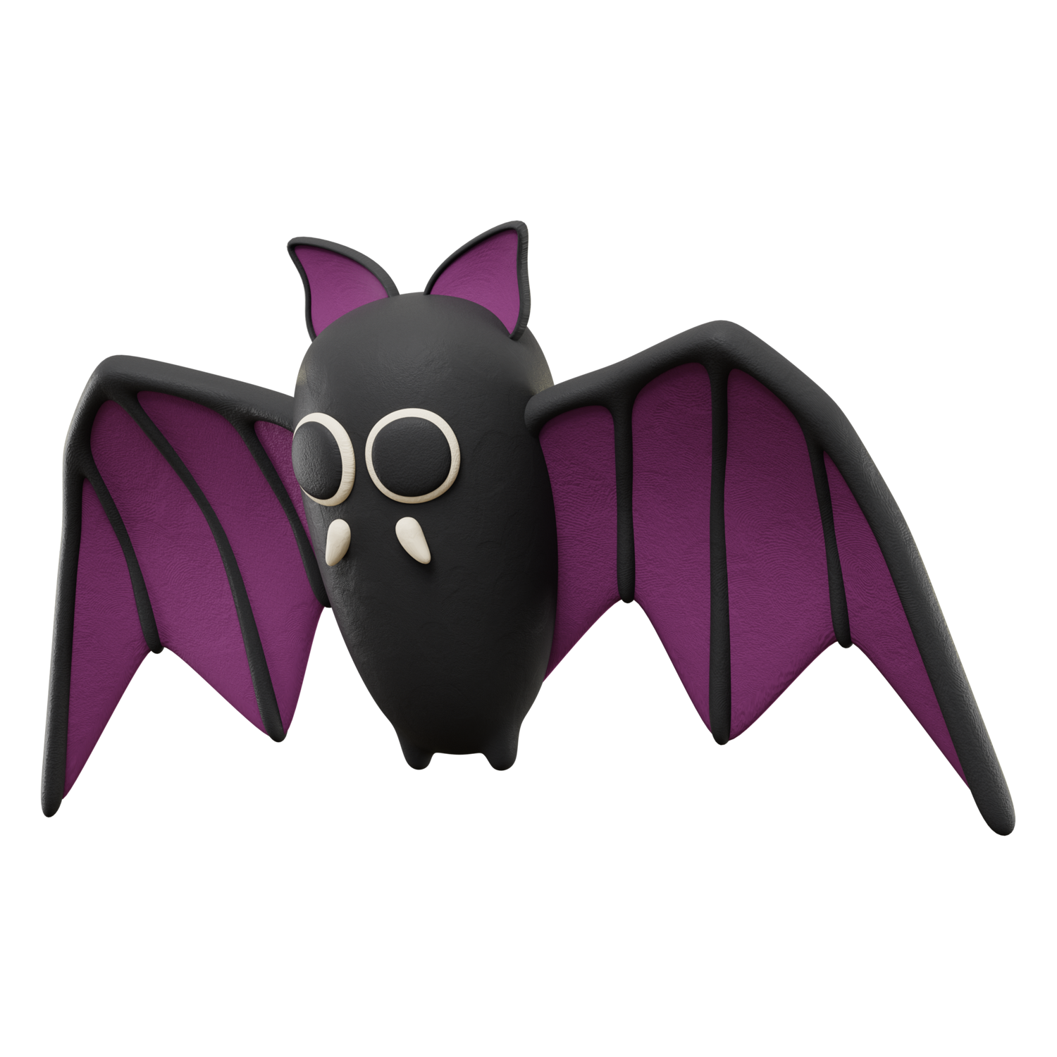Halloween 3D Bat Transparent Image