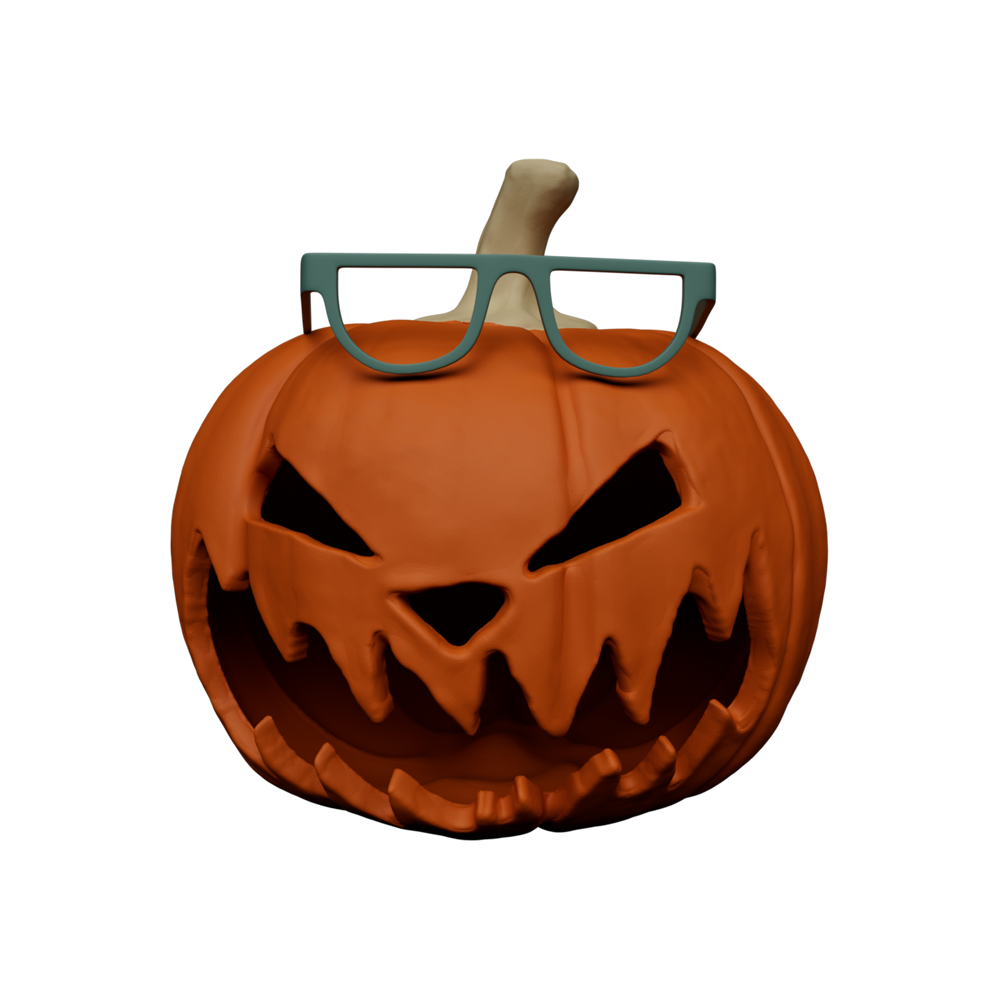 Halloween 3D Pumpkin Transparent Gallery