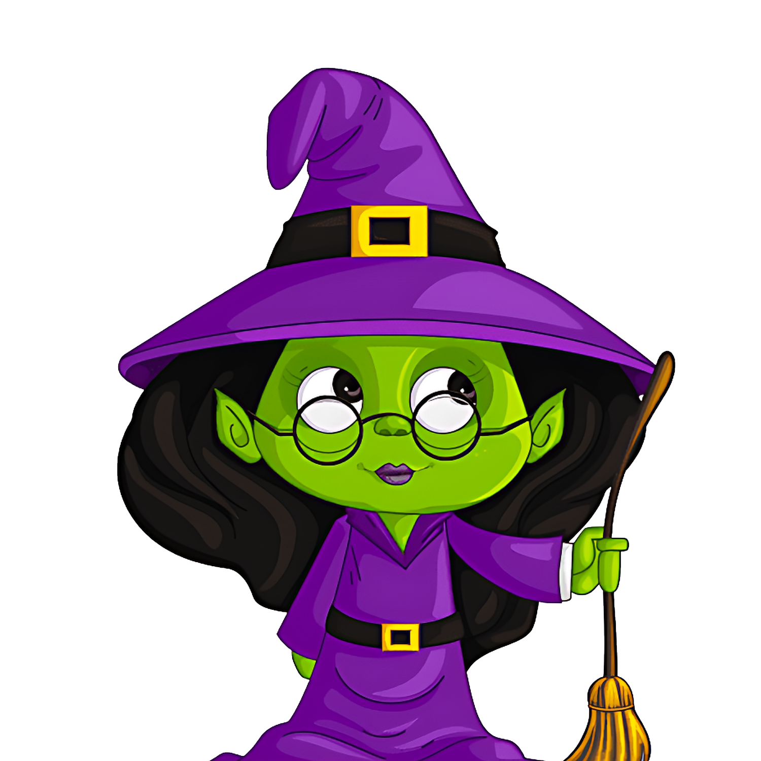 Halloween Baby Witch Transparent Photo