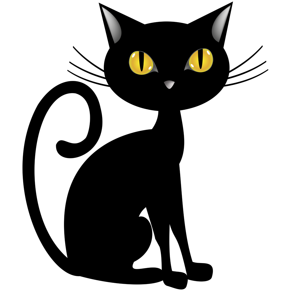 Halloween Black Cat Transparent Photo