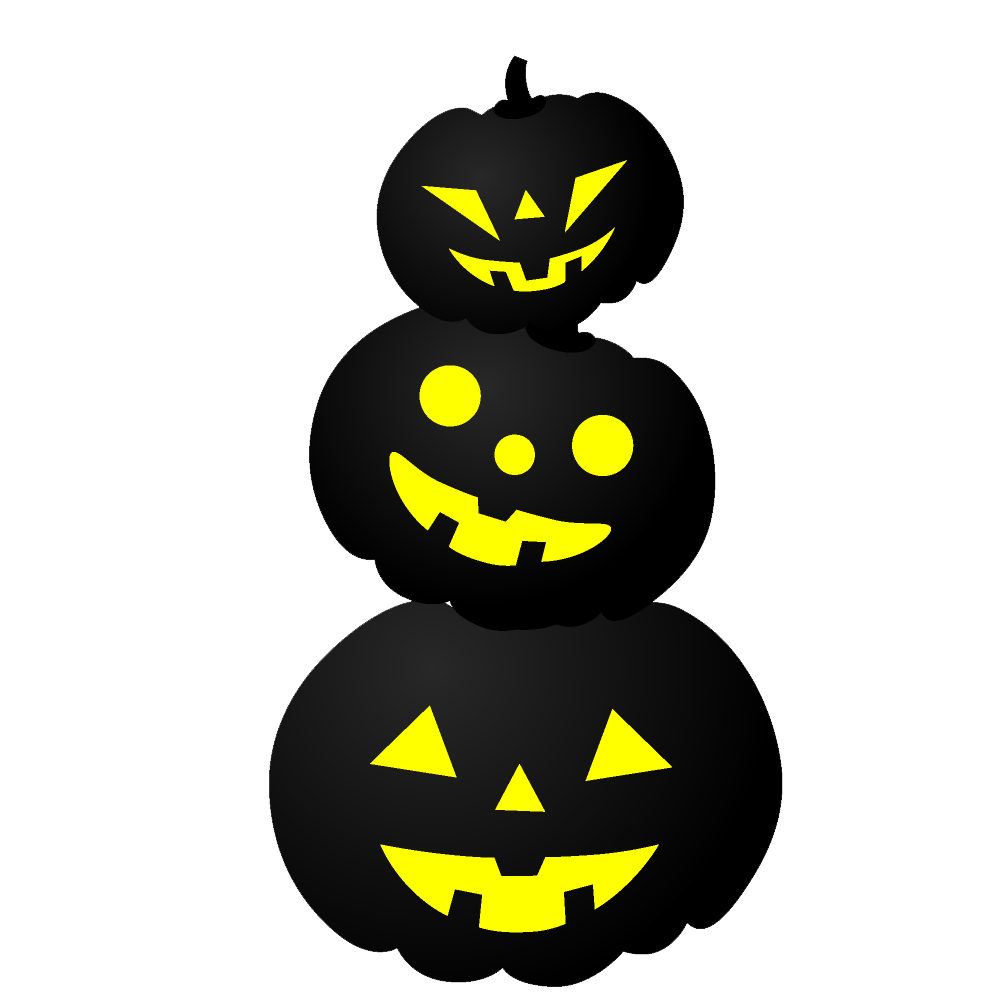 Halloween Black Pumpkin  Transparent Image