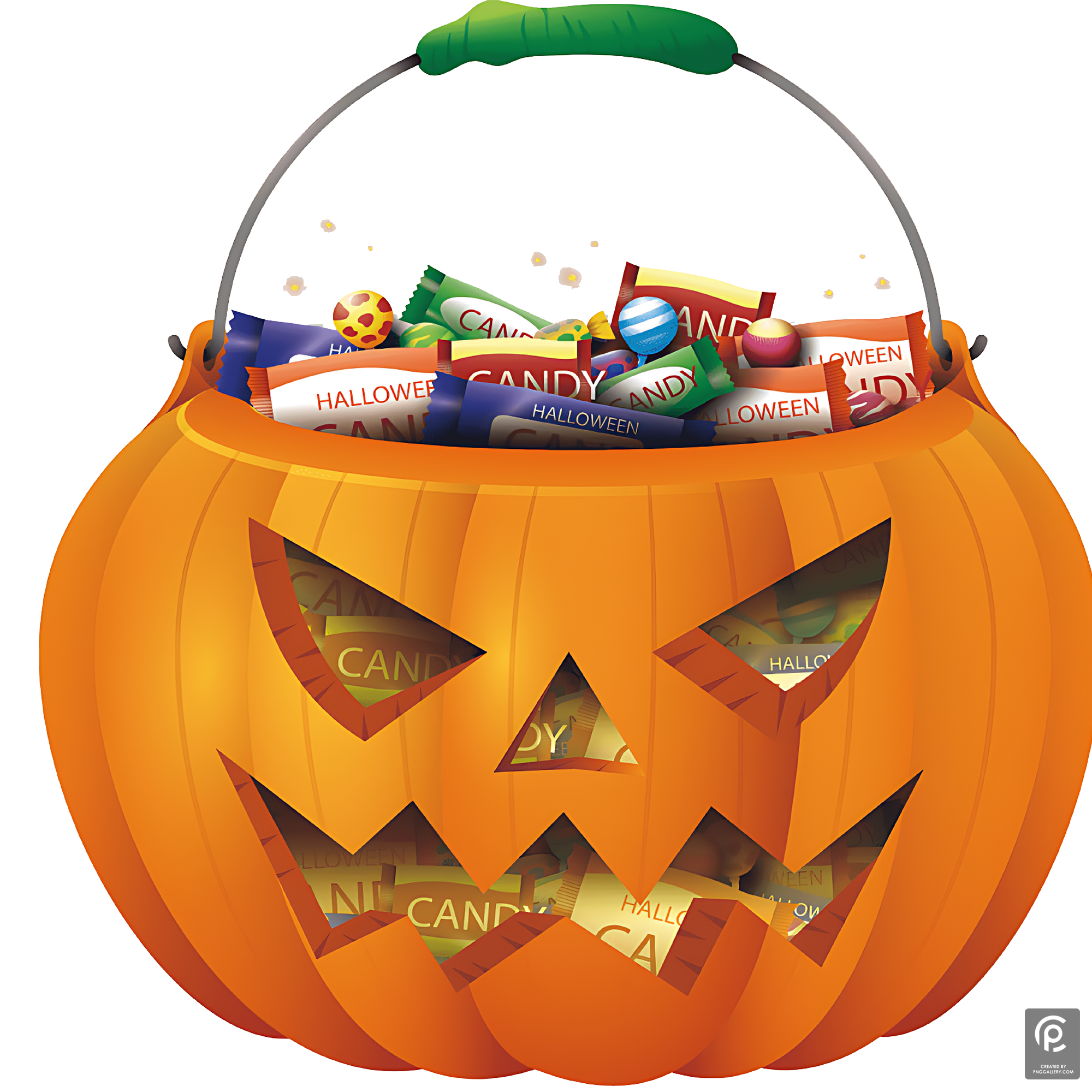 Halloween Candy Bucket Transparent Image