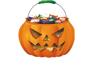 Halloween Candy Bucket PNG