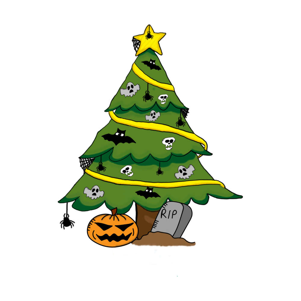 Halloween Christmas Tree  Transparent Picture