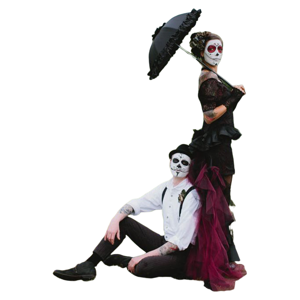 Halloween Couple Costume Transparent Image