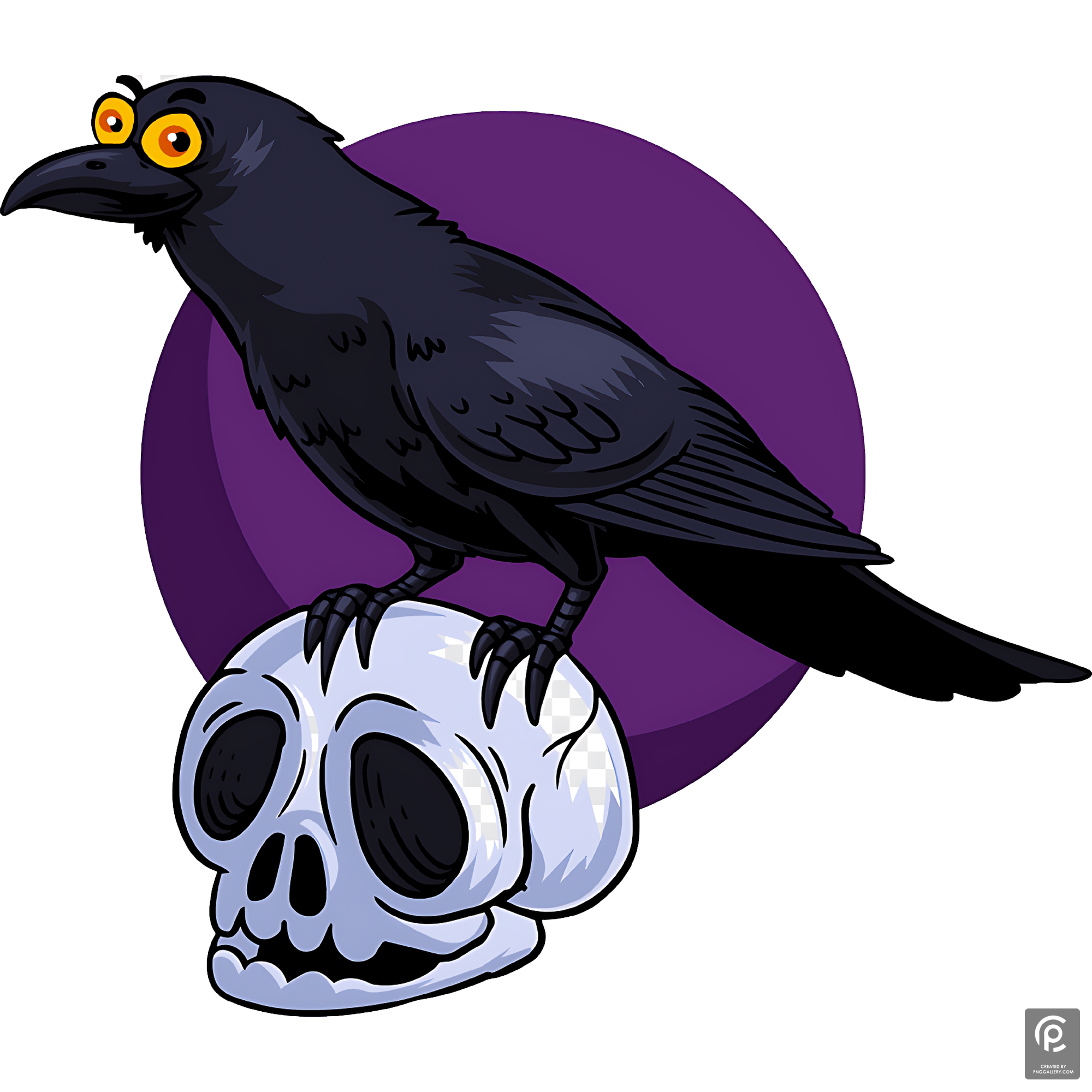 Halloween Crow Transparent Image