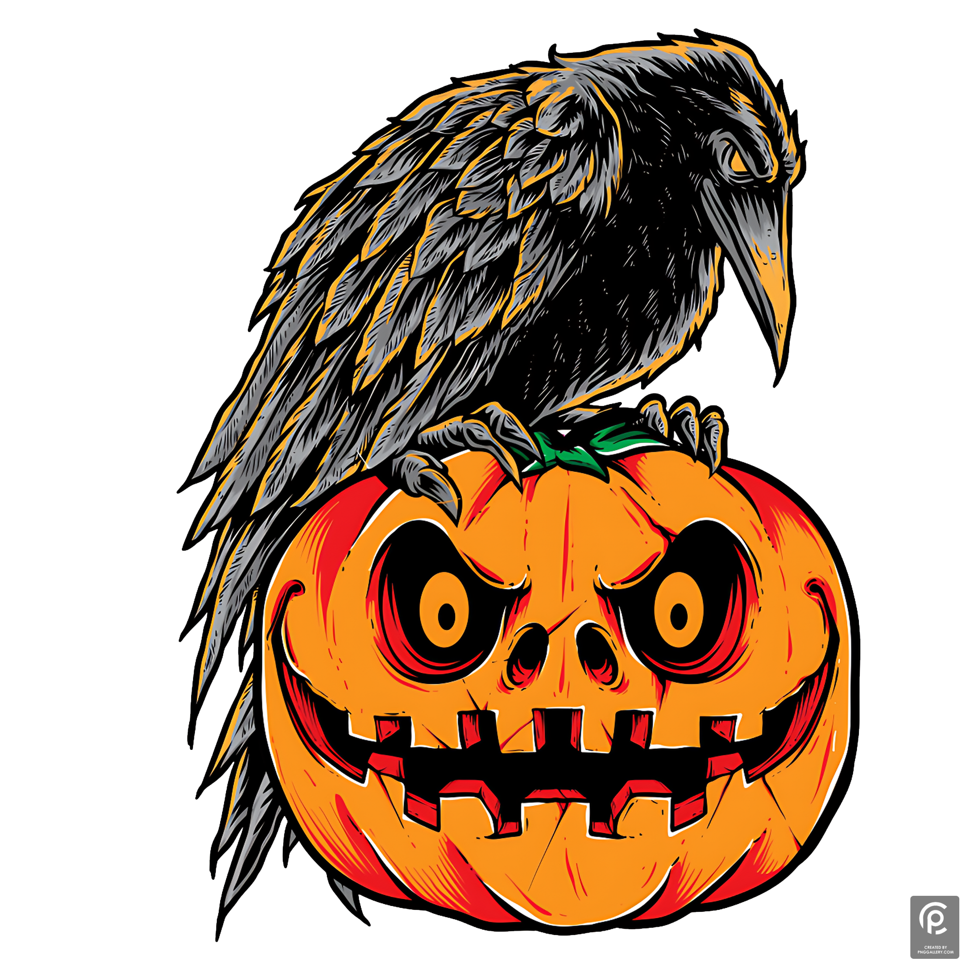 Halloween Crow Transparent Picture