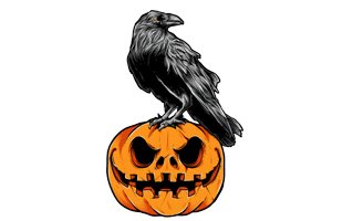 Halloween Crow PNG