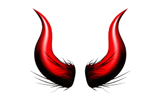 Halloween Devil Horn PNG