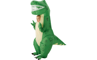 Halloween Dinosaur Costume PNG