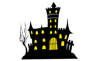 Halloween Evil Castle PNG