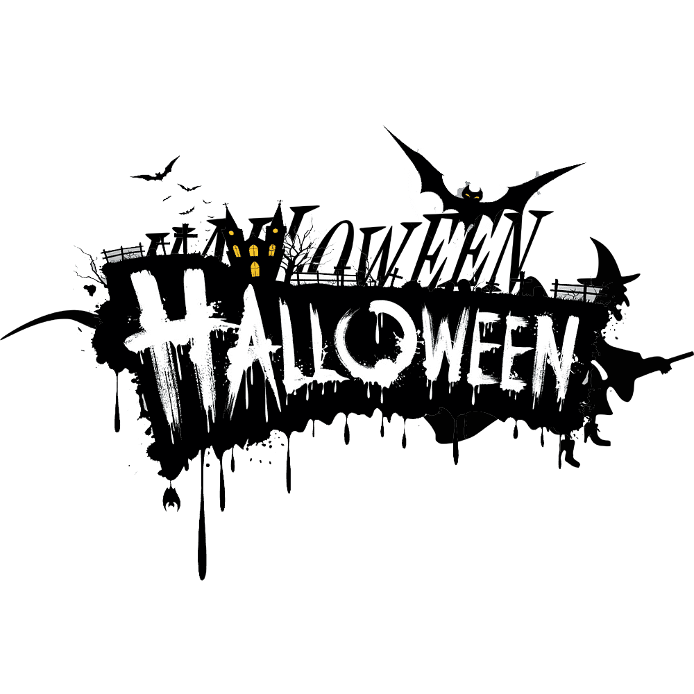 Halloween Font  Transparent Clipart