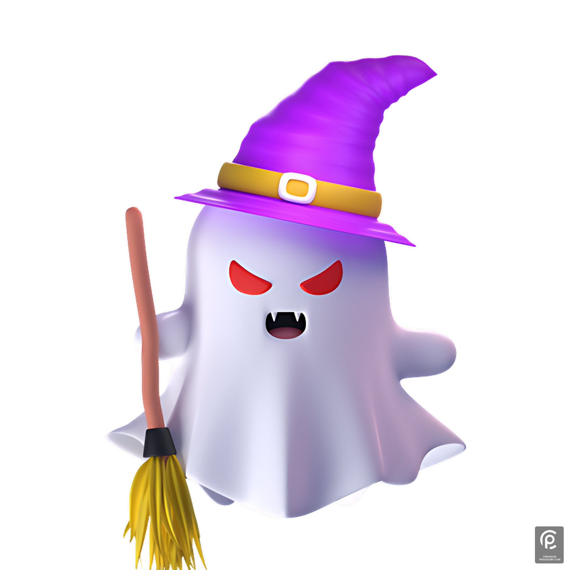 Halloween Ghost With Hat Transparent Photo