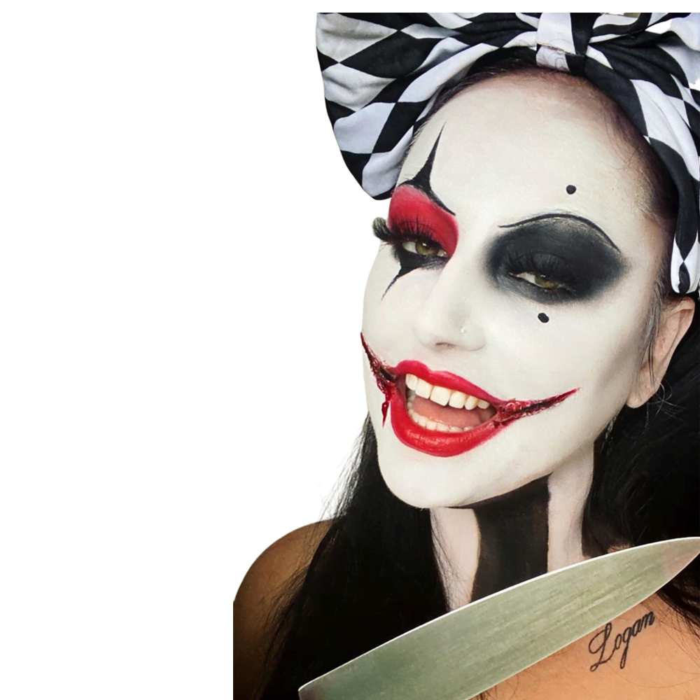 Halloween Girl Makeup Transparent Photo