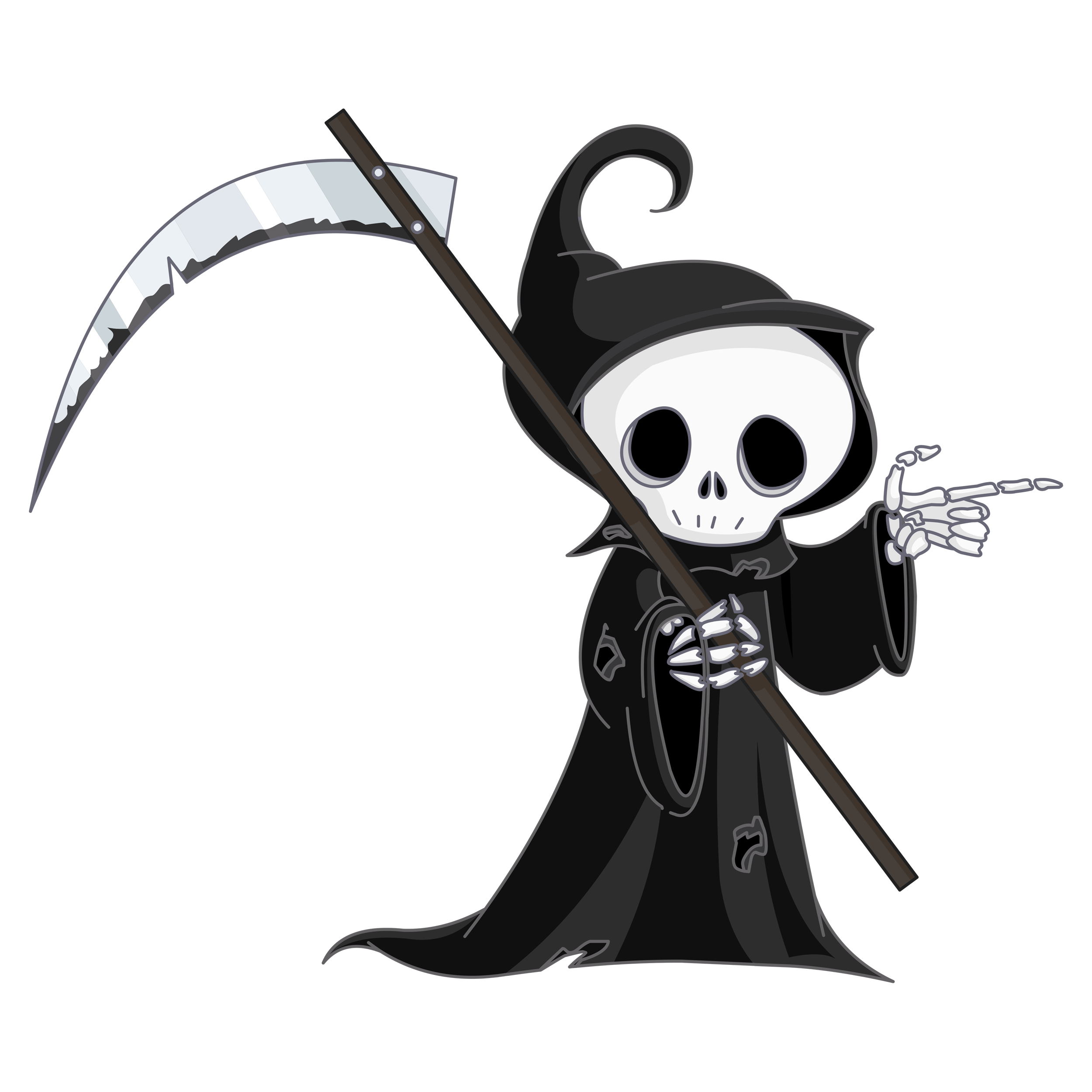 Halloween Grim Reaper Transparent Picture