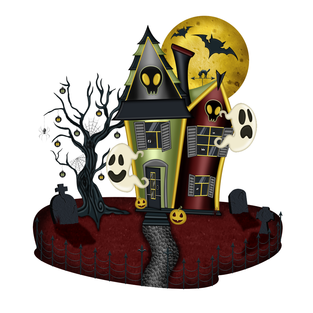 Halloween Hunted House  Transparent Picture