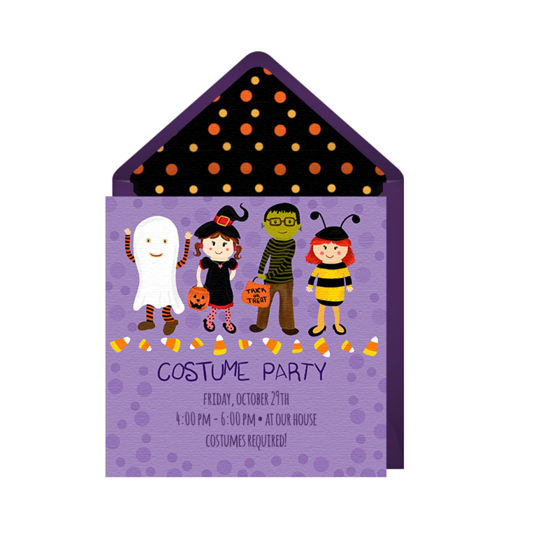 Halloween Invitations  Transparent Gallery