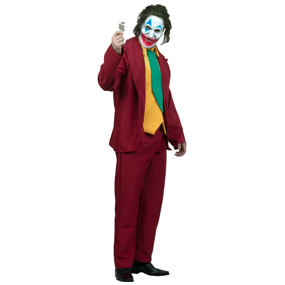 Halloween Joker Costume Transparent Clipart