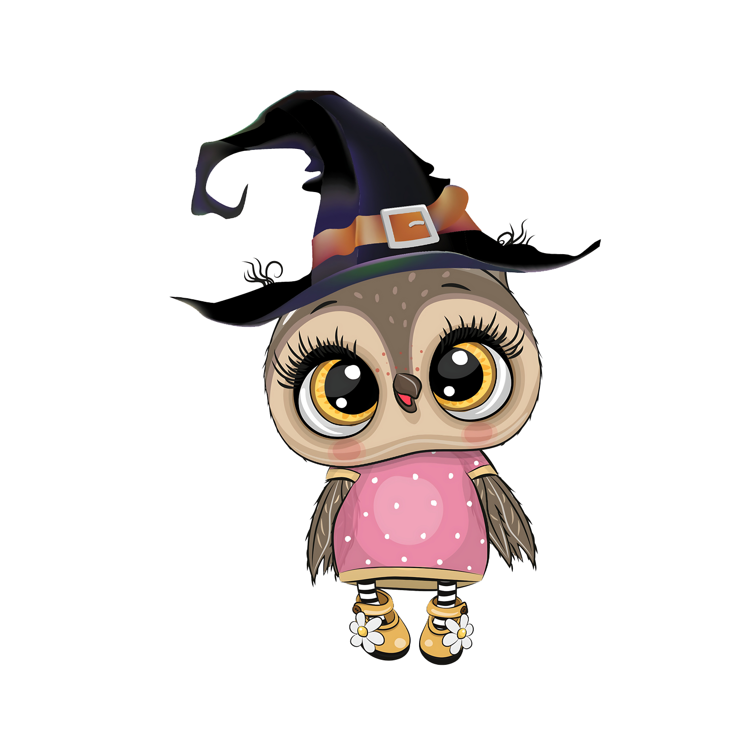 Halloween Owl In Witch Hat Transparent Picture