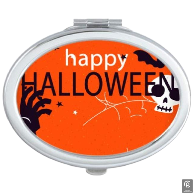 Halloween Pocket Mirror Transparent Image