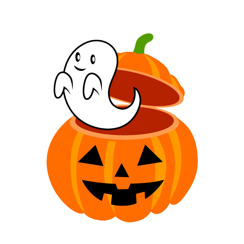 Halloween Pumpkin Ghost  Transparent Picture