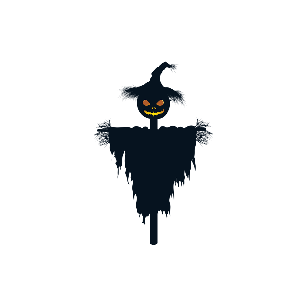 Halloween Pumpkin Scarecrow  Transparent Image
