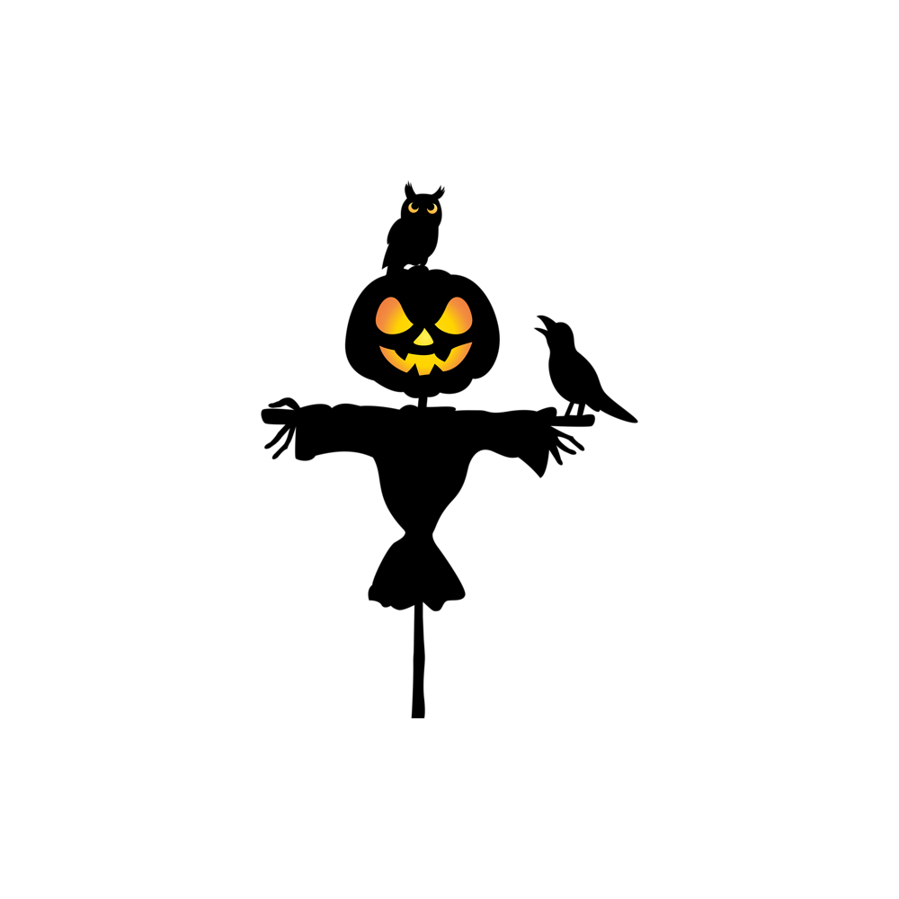 Halloween Pumpkin Scarecrow  Transparent Gallery