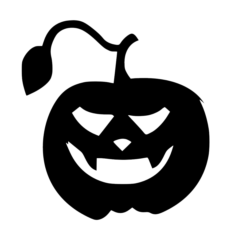 Halloween Pumpkin Silhouette  Transparent Image