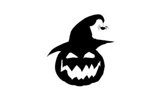 Halloween Pumpkin Silhouette PNG
