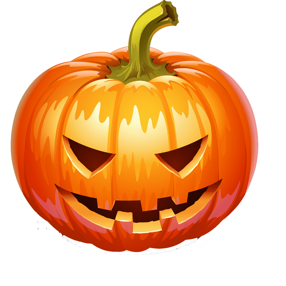 Halloween Smiling Pumpkin  Transparent Picture