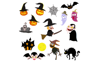 Halloween Stickers PNG