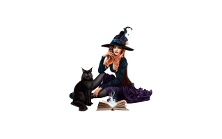 Halloween Witch Women PNG