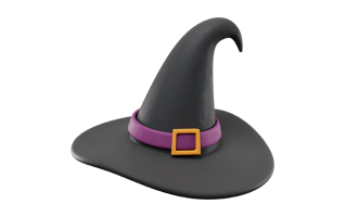 Halloween Wizard Hat PNG