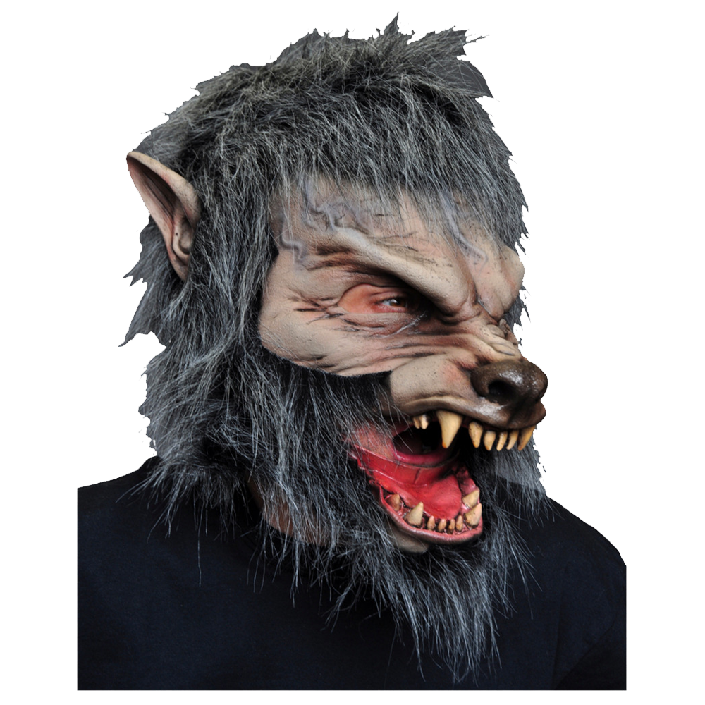 Halloween Wolf Mask Transparent Clipart