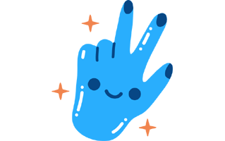 Hand Gesture Sticker PNG