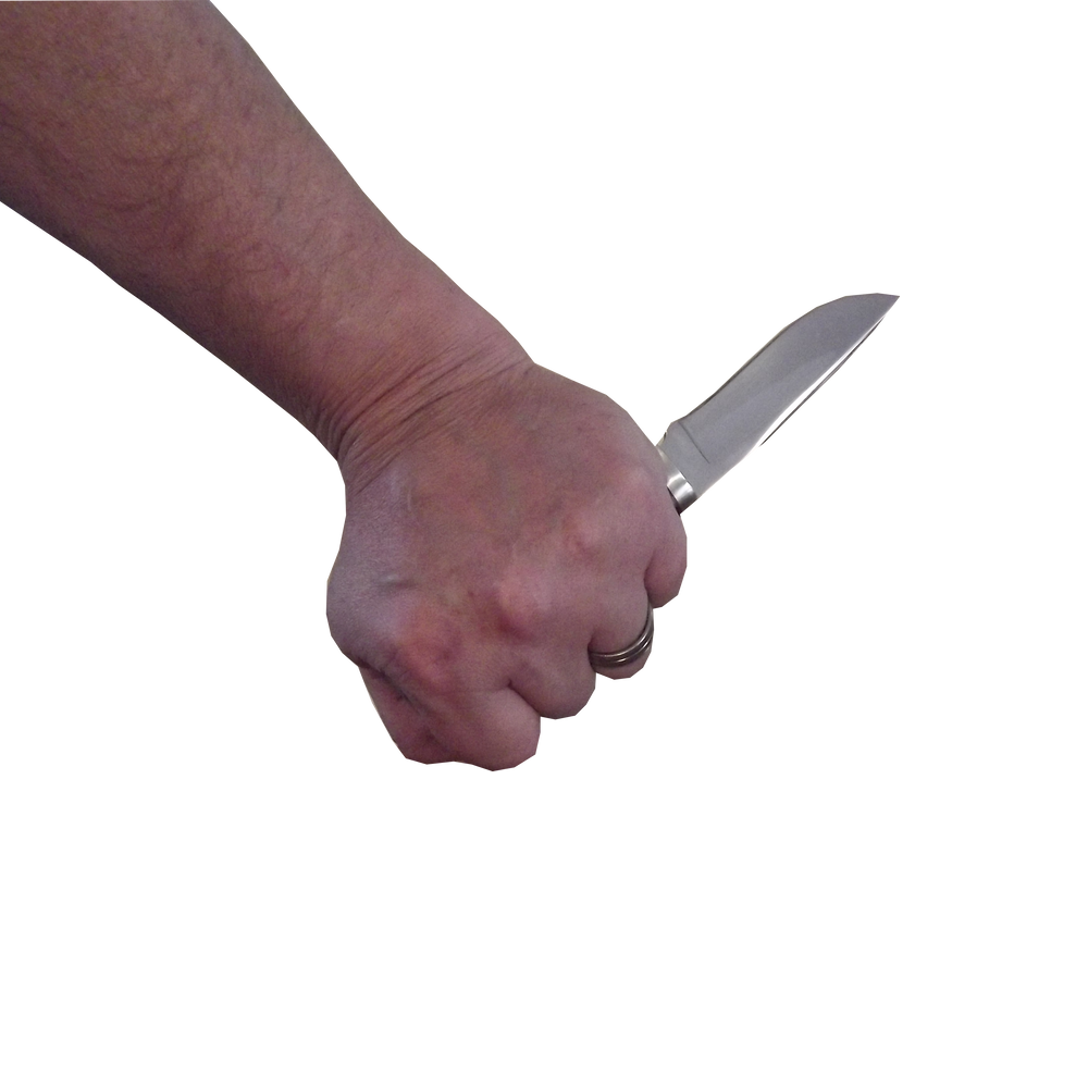 Hand Holding Knife  Transparent Image