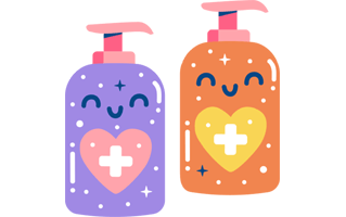 Hand Sanitizer Sticker PNG