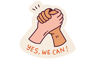 Hand Sticker PNG