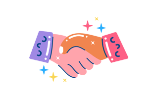 Handshake Sticker PNG