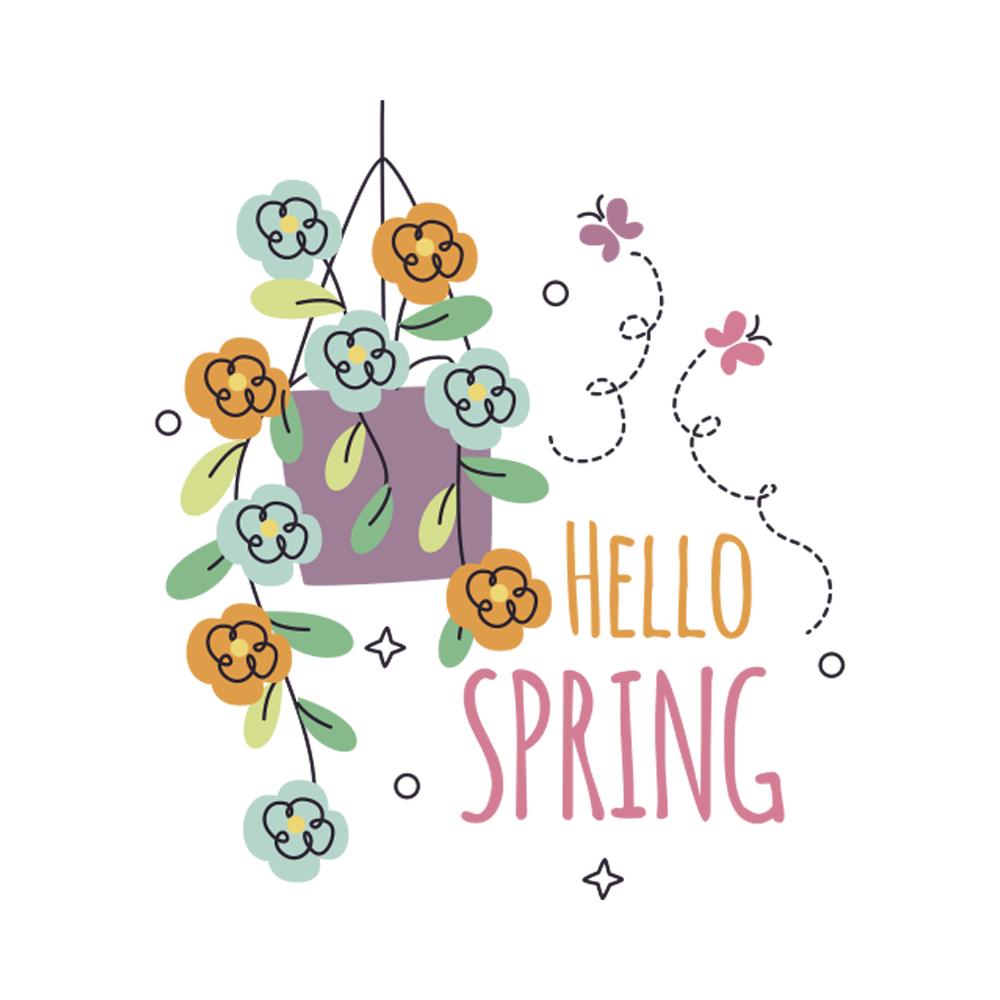 Hanging Pot Free Sticker Transparent Picture